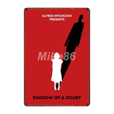 [ Mike86 ] Alfred Hitchcock Bird Metal Poster Retro art Wall home Vintage Tin Sign Decoration   FG-222 - one46.com.au