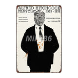 [ Mike86 ] Alfred Hitchcock Bird Metal Poster Retro art Wall home Vintage Tin Sign Decoration   FG-222 - one46.com.au