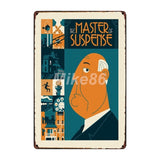 [ Mike86 ] Alfred Hitchcock Bird Metal Poster Retro art Wall home Vintage Tin Sign Decoration   FG-222 - one46.com.au
