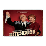 [ Mike86 ] Alfred Hitchcock Bird Metal Poster Retro art Wall home Vintage Tin Sign Decoration   FG-222 - one46.com.au