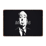 [ Mike86 ] Alfred Hitchcock Bird Metal Poster Retro art Wall home Vintage Tin Sign Decoration   FG-222 - one46.com.au