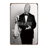 [ Mike86 ] Alfred Hitchcock Bird Metal Poster Retro art Wall home Vintage Tin Sign Decoration   FG-222 - one46.com.au