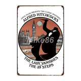 [ Mike86 ] Alfred Hitchcock Bird Metal Poster Retro art Wall home Vintage Tin Sign Decoration   FG-222 - one46.com.au