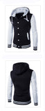 TANGNEST Autumn Men Hoodie 2019 New Stitching Two-tone Hooded Men's Casual Sweatershirt  8 Colors Asian Size 5XL MWW1486 - one46.com.au