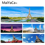 MaiYaCa Non Slip PC Eiffel Tower At Night Paris France Keyboard Gaming MousePads Size for 30x90cm 40x90cm Rubber  Mousemats - one46.com.au