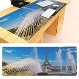 MaiYaCa Non Slip PC Eiffel Tower At Night Paris France Keyboard Gaming MousePads Size for 30x90cm 40x90cm Rubber  Mousemats - one46.com.au