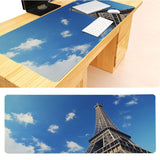 MaiYaCa Non Slip PC Eiffel Tower At Night Paris France Keyboard Gaming MousePads Size for 30x90cm 40x90cm Rubber  Mousemats - one46.com.au
