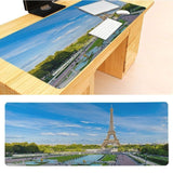MaiYaCa Non Slip PC Eiffel Tower At Night Paris France Keyboard Gaming MousePads Size for 30x90cm 40x90cm Rubber  Mousemats - one46.com.au