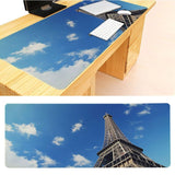 MaiYaCa Non Slip PC Eiffel Tower At Night Paris France Keyboard Gaming MousePads Size for 30x90cm 40x90cm Rubber  Mousemats - one46.com.au