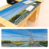 MaiYaCa Non Slip PC Eiffel Tower At Night Paris France Keyboard Gaming MousePads Size for 30x90cm 40x90cm Rubber  Mousemats - one46.com.au