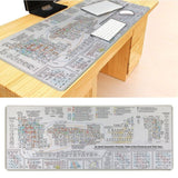 MaiYaCa New Designs Periodic Table of Elements Keyboard Gaming MousePads Size for 300x700x2mm and 300x900x2mm Mousepad - one46.com.au