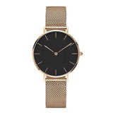 Fashion Big Brand Women Stainless Steel Strap Quartz Wrist Watch Luxury Simple Style Designed Watches Women's Clock - one46.com.au