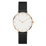 Fashion Big Brand Women Stainless Steel Strap Quartz Wrist Watch Luxury Simple Style Designed Watches Women's Clock - one46.com.au