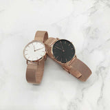 Fashion Big Brand Women Stainless Steel Strap Quartz Wrist Watch Luxury Simple Style Designed Watches Women's Clock - one46.com.au