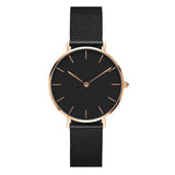 Fashion Big Brand Women Stainless Steel Strap Quartz Wrist Watch Luxury Simple Style Designed Watches Women's Clock - one46.com.au