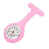 Silicone Nurse Watch Brooch Tunic Fob Ladies 2018 Souvenir Birthday Gifts Quartz Women's Student Beautiful WristWatch clock #D - one46.com.au