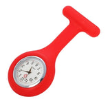 Silicone Nurse Watch Brooch Tunic Fob Ladies 2018 Souvenir Birthday Gifts Quartz Women's Student Beautiful WristWatch clock #D - one46.com.au