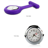 Silicone Nurse Watch Brooch Tunic Fob Ladies 2018 Souvenir Birthday Gifts Quartz Women's Student Beautiful WristWatch clock #D - one46.com.au