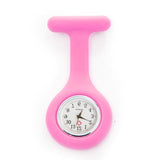 Silicone Nurse Watch Brooch Tunic Fob Ladies 2018 Souvenir Birthday Gifts Quartz Women's Student Beautiful WristWatch clock #D - one46.com.au