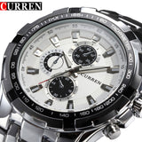 2018 Top Brand Luxury full steel Watch Men Business Casual quartz Wrist Watches Military Wristwatch waterproof Relogio SALE New - one46.com.au