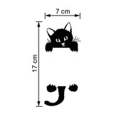 Black Cat Switch Stickers Light Switch Decor Stickers Art Mural Baby Nursery Room Sticker PVC Wallpaper for Living Room - one46.com.au