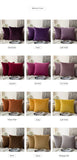 Decorative Velvet Throw Pillow Cover Soft Comfortable Pillow Cover Soild Square Cushion Case for Sofa Bedroom Car - one46.com.au