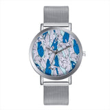 Fashion Women Crystal Stainless Steel Analog Quartz Wrist Watch Bracelet - one46.com.au