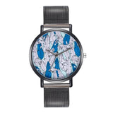 Fashion Women Crystal Stainless Steel Analog Quartz Wrist Watch Bracelet - one46.com.au