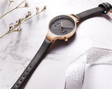 NAVIFORCE Women Fashion Blue Quartz Watch Lady Leather Watchband High Quality Casual Waterproof Wristwatch Gift for Wife 2019 - one46.com.au