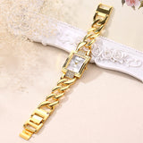 lvpai Women's Watches Top Brand Luxury Gold Bracelet Watch Women Watches Rhinestone Ladies Watch Clock reloj mujer montre femme - one46.com.au