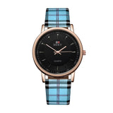 SOXY Womens Watch Simple Plaid Leather Band Quartz Wristwatch Ladies Classic Casual Fashion Watch Women Watches relogio feminino - one46.com.au