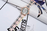 SOXY Womens Watch Simple Plaid Leather Band Quartz Wristwatch Ladies Classic Casual Fashion Watch Women Watches relogio feminino - one46.com.au