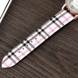 SOXY Womens Watch Simple Plaid Leather Band Quartz Wristwatch Ladies Classic Casual Fashion Watch Women Watches relogio feminino - one46.com.au