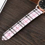 SOXY Womens Watch Simple Plaid Leather Band Quartz Wristwatch Ladies Classic Casual Fashion Watch Women Watches relogio feminino - one46.com.au