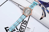 SOXY Womens Watch Simple Plaid Leather Band Quartz Wristwatch Ladies Classic Casual Fashion Watch Women Watches relogio feminino - one46.com.au
