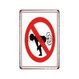 [ Mike86 ] ANGERY GAMER Stop Fart Toilet Beware Christmas Funny Metal Sign Home Retro wall Painting art Decor Poster Art FG-509 - one46.com.au