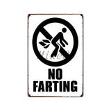 [ Mike86 ] ANGERY GAMER Stop Fart Toilet Beware Christmas Funny Metal Sign Home Retro wall Painting art Decor Poster Art FG-509 - one46.com.au