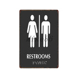 [ Mike86 ] ANGERY GAMER Stop Fart Toilet Beware Christmas Funny Metal Sign Home Retro wall Painting art Decor Poster Art FG-509 - one46.com.au