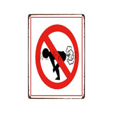 [ Mike86 ] ANGERY GAMER Stop Fart Toilet Beware Christmas Funny Metal Sign Home Retro wall Painting art Decor Poster Art FG-509 - one46.com.au