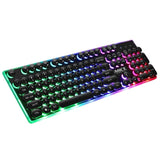 iMICE AK-700 Wired USB Keyboard Desktop Gaming Keyboard 104Keys Backlit LED Mechanical Felling Retro Punk Laptop Gamer Keyboard - one46.com.au