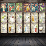 [ Mike86 ] A wide variety of Cocktail Style Metal Plate Hawaii Wall Posters Vintage Tin Sign Antique Souvenirs Festival Gift DD1 - one46.com.au
