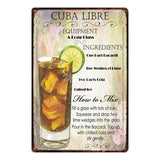 [ Mike86 ] A wide variety of Cocktail Style Metal Plate Hawaii Wall Posters Vintage Tin Sign Antique Souvenirs Festival Gift DD1 - one46.com.au