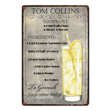 [ Mike86 ] A wide variety of Cocktail Style Metal Plate Hawaii Wall Posters Vintage Tin Sign Antique Souvenirs Festival Gift DD1 - one46.com.au