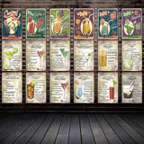 [ Mike86 ] A wide variety of Cocktail Style Metal Plate Hawaii Wall Posters Vintage Tin Sign Antique Souvenirs Festival Gift DD1 - one46.com.au