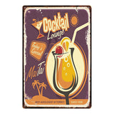 [ Mike86 ] A wide variety of Cocktail Style Metal Plate Hawaii Wall Posters Vintage Tin Sign Antique Souvenirs Festival Gift DD1 - one46.com.au