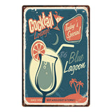 [ Mike86 ] A wide variety of Cocktail Style Metal Plate Hawaii Wall Posters Vintage Tin Sign Antique Souvenirs Festival Gift DD1 - one46.com.au