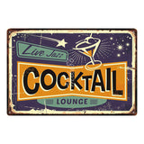 [ Mike86 ] A wide variety of Cocktail Style Metal Plate Hawaii Wall Posters Vintage Tin Sign Antique Souvenirs Festival Gift DD1 - one46.com.au