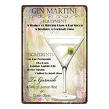 [ Mike86 ] A wide variety of Cocktail Style Metal Plate Hawaii Wall Posters Vintage Tin Sign Antique Souvenirs Festival Gift DD1 - one46.com.au