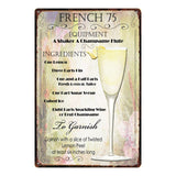 [ Mike86 ] A wide variety of Cocktail Style Metal Plate Hawaii Wall Posters Vintage Tin Sign Antique Souvenirs Festival Gift DD1 - one46.com.au