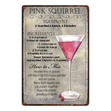 [ Mike86 ] A wide variety of Cocktail Style Metal Plate Hawaii Wall Posters Vintage Tin Sign Antique Souvenirs Festival Gift DD1 - one46.com.au